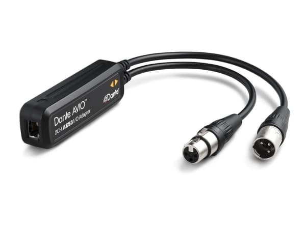 ADP-AES3-2X2 Dante<sup>®</sup> AVIO AES3/EBU-adapter