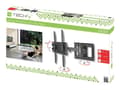 Miniatyrbild 2 av 5: TECHly - Konsol - för LCD-display - svart - skärmstorlek: 23"-55" - väggmonterbar