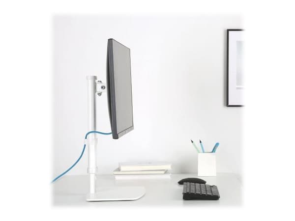 Techly ICA-LCD 260, 6 kg, 43,2 cm (17"), 68,6 cm (27"), 100 x 100 mm, Korkeudensäätö, Valkoinen