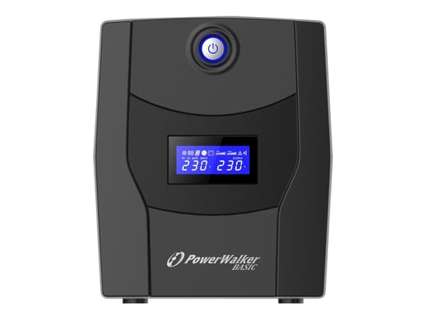 PowerWalker Basic VI 1500 STL FR - UPS - AC 162 - 290 V - 900 watt - 1500 VA - 7.2 Ah - USB - utgangskontakter: 4