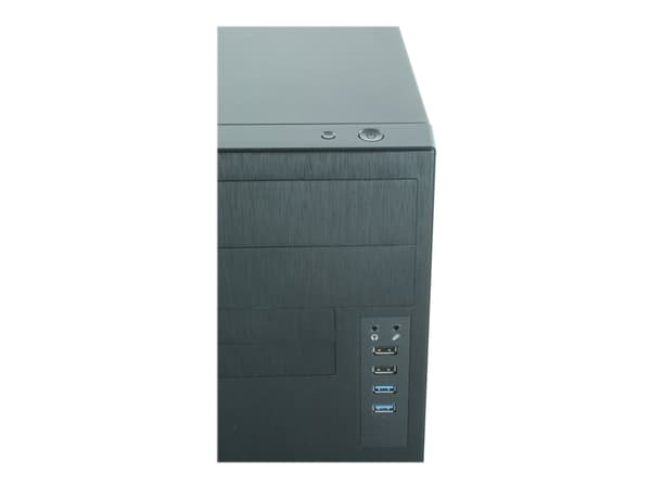 Chieftec Elox Series HO-11B - Tower - micro ATX 350 watt (ATX) - svart - USB/lyd