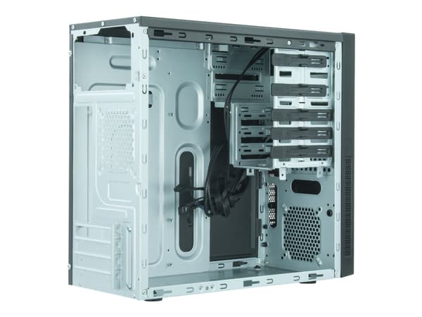 Chieftec Elox Series HO-11B - Tower - micro ATX 350 watt (ATX) - svart - USB/lyd