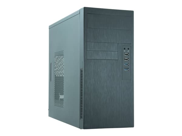 Chieftec Elox Series HO-11B - Tower - micro ATX 350 watt (ATX) - svart - USB/lyd