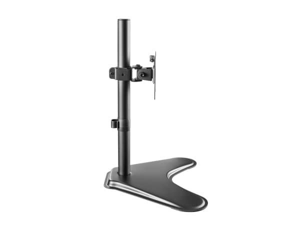 Equip 650122, 75 x 75 mm, 100 x 100 mm, -45 - 45°, -90 - 90°, Aluminium, Plast, Sort