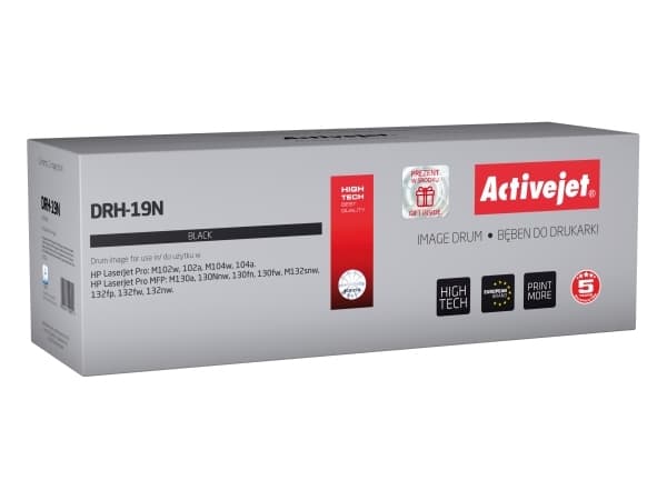 Activejet DRH-19N, Kompatibel, HP, HP LaserJet Pro: M102a, M102w, M130a, M130fn, M130fw, M130nw., 1 stykker, 12000 sider, Laserutskrift