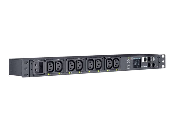 CyberPower Switched Series PDU41005 - Strømfordelerenhet (kan monteres i rack) - AC 100-240 V - enkeltfase - Ethernet, serial - inngang: IEC 60320 C2
