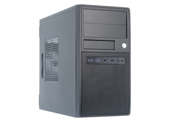 Chieftec Mesh Series CT-04B - Tower - mikro ATX - ingen strømforsyning - svart - USB/lyd