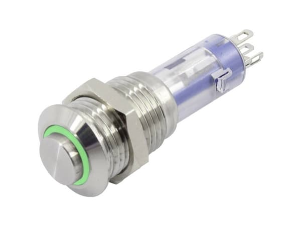 TRU COMPONENTS TC-6647560 LAS4GQH-11ZE/G/24V/S Pressostat 48 V 2 A 1 x On/Off Klikkende Grøn 1 stk