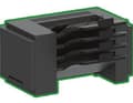 Miniatyrbild 1 av 2: Lexmark 4-Bin Mailbox - Postfack för skrivare - 100 ark i 4 fack - för Lexmark B2865, MS725, MS821, MS822, MS823, MS825, MS826, MX822, MX826, XM7355,