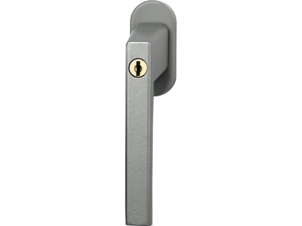 ABUS FG110 S SB, Vinduslåsingshåndtak, Sølv, Monokromatisk, Sylinderlås