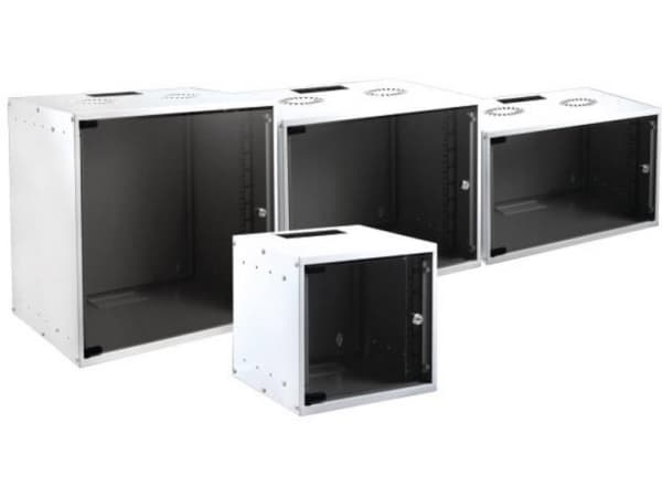 EFB Elektronik WGB-1909WS.60, Veggmonterbar hylle, 9U, 80 kg, Hvit