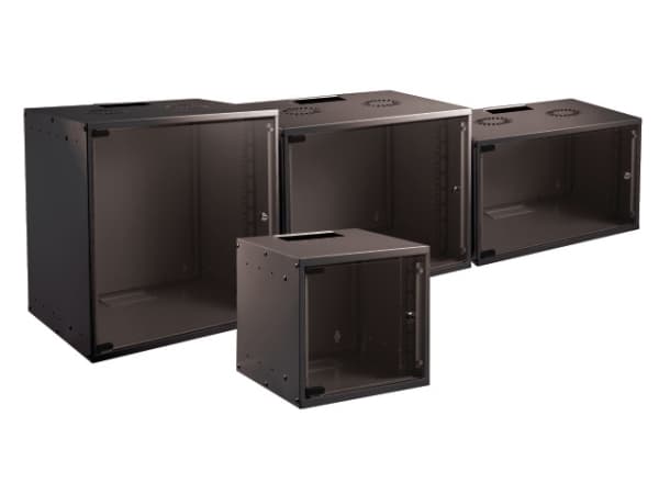 EFB Elektronik WGB-1912TS.60, Veggmontert stativ, 12U, 80 kg, Sort