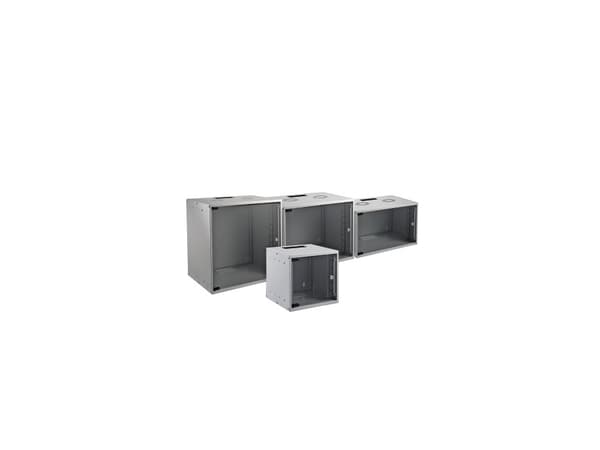 EFB Elektronik WGB-1915GR.60, Väggmonterad rack, 15U, 80 kg, Grå
