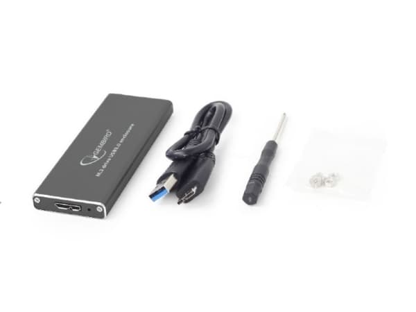 Gembird EE2280-U3C-01 - Lagringspakke - M.2 - USB 3.0 - svart