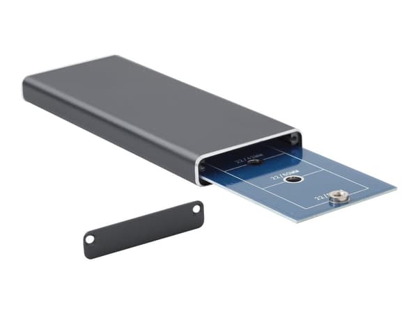 Gembird EE2280-U3C-01 - Lagringspakke - M.2 - USB 3.0 - svart Sort
