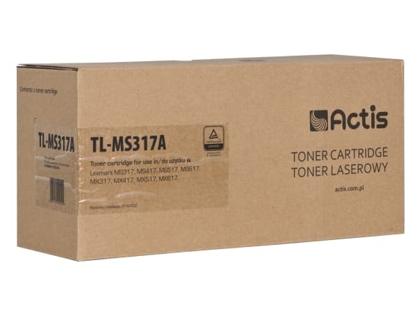 Actis TL-MS317A, 2500 sider, Sort, 1 stykker