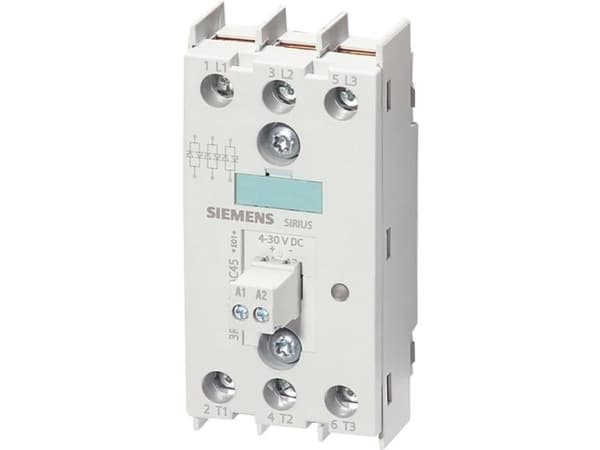 Siemens Halvlederrelæ 3RF22301AC35 30 A Koblingsspænding (max.): 600 V/AC Vekslende ved nulspænding 1 stk