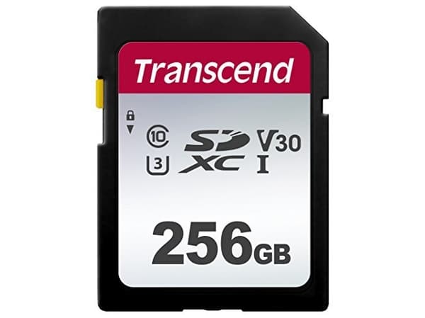 Transcend 300S - Flashminnekort - 256 GB - Video Class V30 / UHS-I U3 / Class10 - SDXC UHS-I