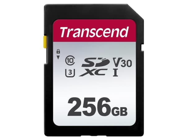 Transcend 300S - Flashminnekort - 256 GB - Video Class V30 / UHS-I U3 / Class10 - SDXC UHS-I