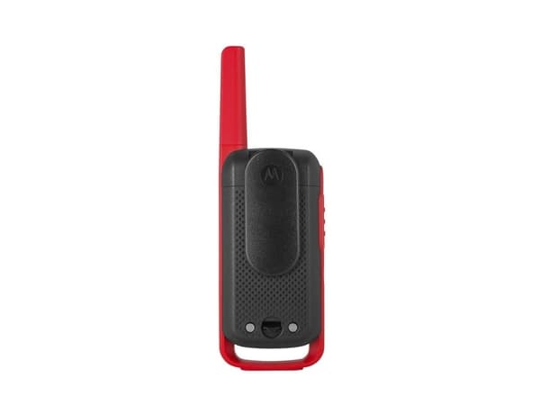 Motorola Talkabout T62 - Bærbar - toveis radio - PMR - 446 MHz - 16-kanalers - svart, rød (en pakke 2)
