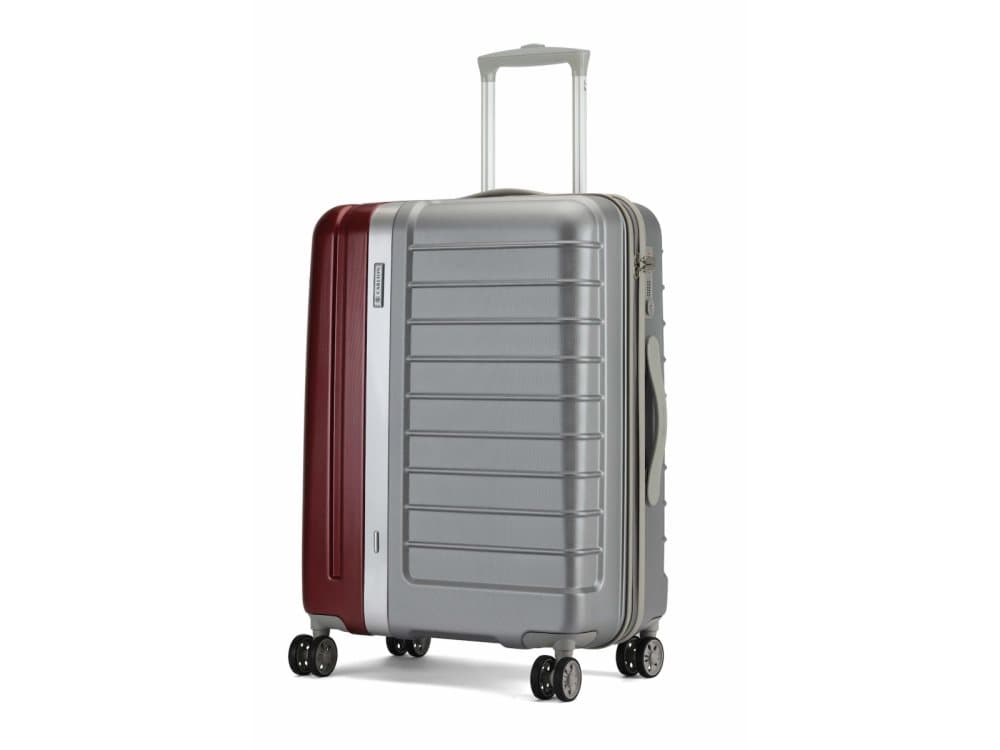 Kuffert Carlton Duo-tone hardcase 55 cm silver/bordeaux