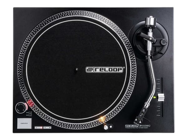 Reloop RP-2000 MK2 - Dreieskive - deep black metallic