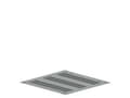 Miniatyrbild 1 av 4: Siemens 8PQ2306-4BA02 Loftplade (L x B) 400 mm x 600 mm Stål 1 stk