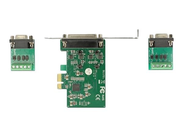 Delock PCI Express Card > 2 x Serial RS-422/485 - Seriell adapter - PCIe 2.0 - RS-422/485