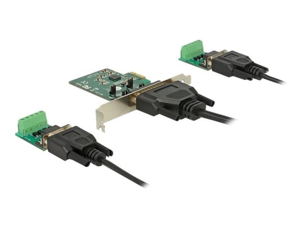 Delock PCI Express Card > 2 x Serial RS-422/485 - Seriell adapter - PCIe 2.0 - RS-422/485