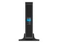 Miniatyrbilde 3 av 5: PowerWalker VI 3000RT LCD - UPS - AC 220/230/240 V - 2,7 kW - 3000 VA 9 At - RS-232, USB - utgangskontakter: 9 - 2U - 19" - svart