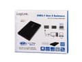 Pikkukuva 2 / 5: LogiLink UA0292, HDD-/SSD-kotelo, 2.5", SATA, Serial ATA II, Serial ATA III, 10 Gbit/s, USB-liitettävyys, Musta
