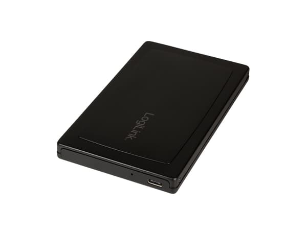 LogiLink UA0292, HDD/SSD-kabinett, 2.5", SATA, Serial ATA II, Serial ATA III, 10 Gbit/s, USB-tilkobling, Sort Sort