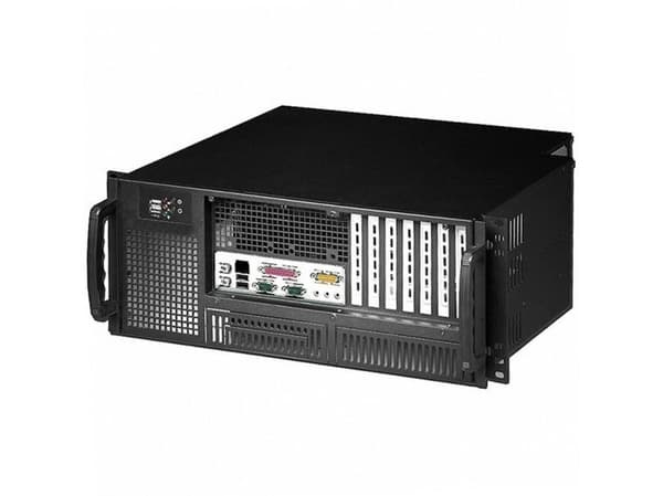 Techly I-CASE MP-P4HX-BLK6, Stativ, Server, Sort, ATX, Metall, 4U
