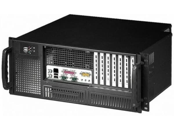 Techly I-CASE MP-P4HX-BLK6, Stativ, Server, Sort, ATX, Metall, 4U Sort