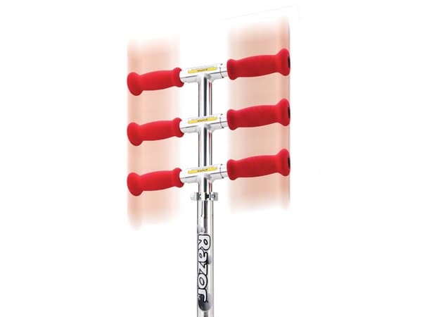 Razor A5 Lux, Universal, Klassisk skoter, Röd, Rostfritt stål, Alla kön, Asfalt, 100 kg