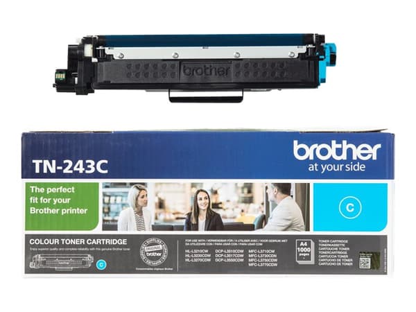 Brother TN-243C tonerpatron 1 stykker Original Cyan