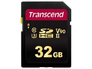 Transcend 700S - Flashminnekort - 32 GB - Video Class V90 / UHS-II U3 / Class10 - SDHC UHS-II