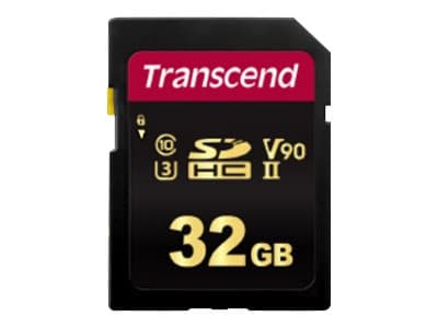 Transcend 700S - Flashminnekort - 32 GB - Video Class V90 / UHS-II U3 / Class10 - SDHC UHS-II
