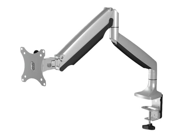 ICY BOX IB-MS503-T - Monteringssett - justerbar arm - for Skjerm - plastikk, stål, aluminiumslegering - sølv/svart - skjermstørrelse: inntil 32" - sk Sort, Sølv