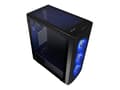Miniatyrbild 1 av 5: Thermaltake Versa J25 - Tempered Glass RGB Edition - tower - ATX - genomskinlig sidopanel (härdat glas) - ingen strömförsörjning (PS/2) - svart - USB
