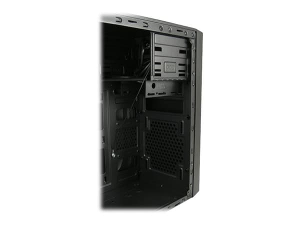 LC-Power 2015MB, Metall, Svart, Micro-ATX, Mini-ITX