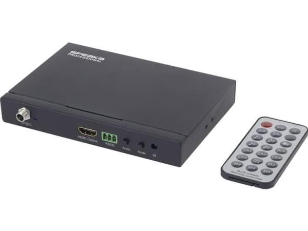SpeaKa Professional SP-HDS-QMV100 - Video/Audio-Schalter - 4 x HDMI - Desktop