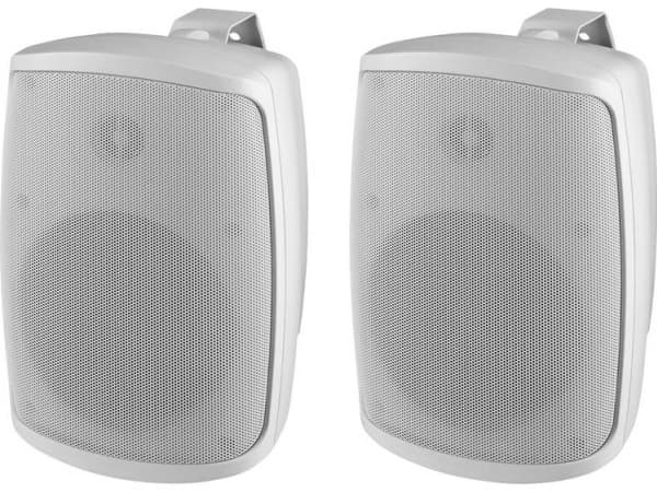 Monacor WALL-04T/WS, 2-veis, hvit, plast, 60 W, 8 ohm (O), 87 dB