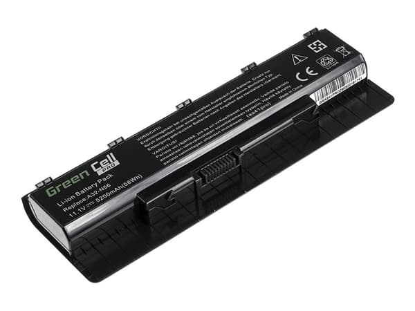 Green Cell PRO - Batteri til bærbar PC (tilsvarer: ASUS A32-N56) - litiumion - 6-cellers - 5200 mAh - svart - for ASUS G56; N46; N550; N56; N76