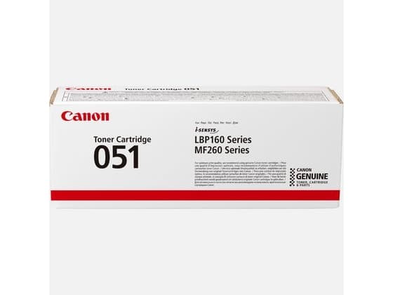 Canon 051 - Svart - original - tonerpatron - for imageCLASS MF262, MF264, MF267, MF269; i-SENSYS MF264, MF267, MF269; Satera LBP161, LBP162