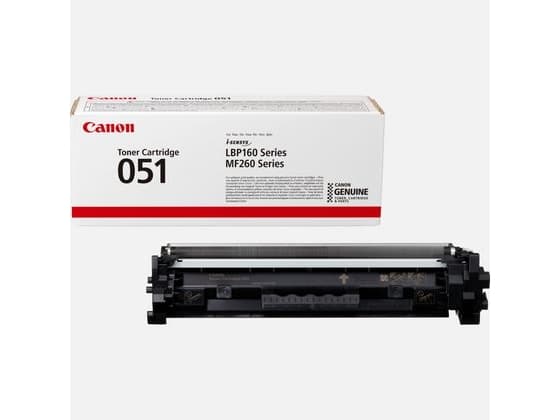 Canon 051 - Svart - original - tonerpatron - for imageCLASS MF262, MF264, MF267, MF269; i-SENSYS MF264, MF267, MF269; Satera LBP161, LBP162