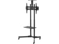 Miniatyrbilde 3 av 5: SpeaKa Professional SP-6646948, 177,8 cm (70"), 200 x 200 mm, 600 x 400 mm, -10 - 10°, Plast, Stål, Sort