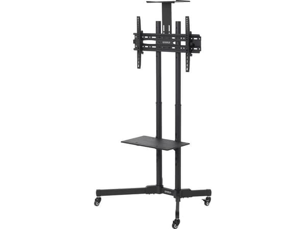 SpeaKa Professional SP-6646948, 177,8 cm (70"), 200 x 200 mm, 600 x 400 mm, -10 - 10°, Plast, Stål, Sort