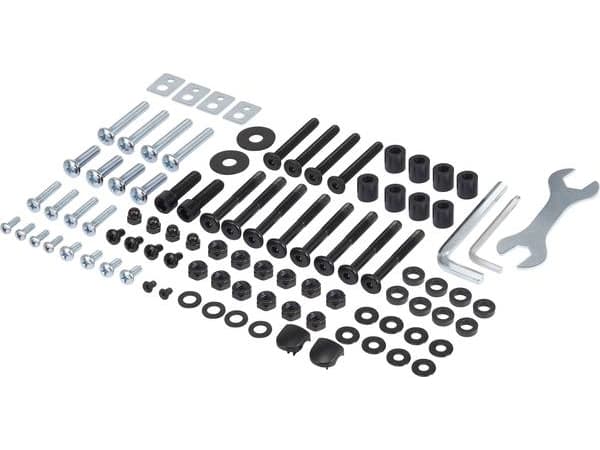 SpeaKa Professional SP-6646948, 177,8 cm (70"), 200 x 200 mm, 600 x 400 mm, -10 - 10°, Plast, Stål, Sort