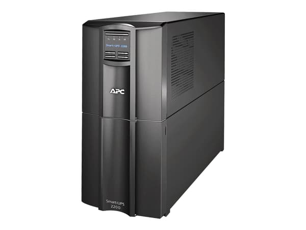 APC Smart-UPS SMT2200IC - UPS - AC 220/230/240 V - 1980 watt - 2200 VA - blysyre - RS-232, USB - utgangskontakter: 9 - svart - med APC SmartConnect
